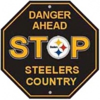 NFL Pittsburgh Steelers Stop Sign