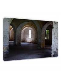 Dull decor is ancient history with the old-world architecture and gloomy mystique of this room-defining art print. A refined, gallery-wrap finish offers effortless, ready-to-hang style.