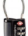 Samsonite Luggage 3 Dial Travel Sentry Cable Lock, Black, One Size