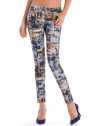 GUESS Brittney Ankle Skinny Digital-Print Jean, BLACK MULTI (24)