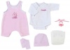 Corolle Fashions 14-Inch Pink Layette Set