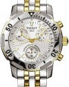 Tissot Men's T17248633 PRS200 Two-Tone Chronograph Watch