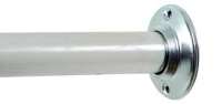 Zenith Builder Series Screw Mount Shower Rod, Chrome, 60 Inches