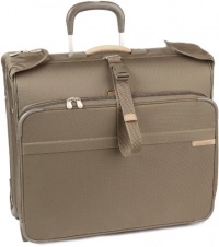 Briggs & Riley Deluxe Wheeled Garment Bag,Olive,20x24x11.5