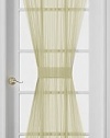 72-Inch Sheer Voile French Door Panel Curtain, Beige