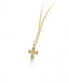 Meira T 14K Yellow Gold & Diamond Delicate Cross Necklace