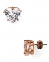 Juicy Couture CZ Heart Stud Earrings