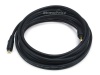 Monoprice 10ft Premium 3.5mm Stereo TRS Male-Female Extension Cable - Black