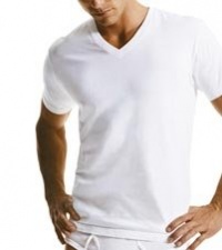 Calvin Klein Classic 2 Pack V-Neck T-Shirt, Tall White 2XT