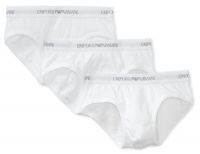 Emporio Armani Men's 3 Pack Cotton Brief