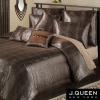 J Queen New York Kenya King Duvet, Brown