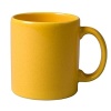 This mug in a bright Lemon Peel is handcrafted in Germany from high fired ceramic earthenware that is dishwasher safe. Mix and match with other Waechtersbach colors to make a table all your own.