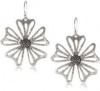 Lucky Brand HAPPY FLOWER Openwork Earrings, Sterling Silver with Antiquing