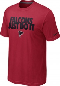 NFL Nike Atlanta Falcons Just Do It T-Shirt - Red (X-Large)