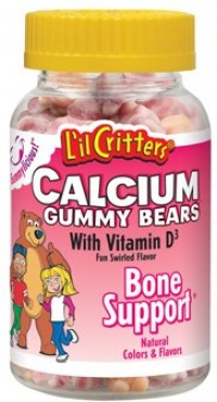 Lil Critters Calcium Gummy Bears With Vit D-200 Bears