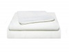 Alok International 300-110031 300 Thread Count Organic Cotton Sheet Set, Full, White