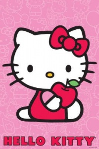 Hello Kitty (Red Apple) Art Poster Print - 24x36 Collections Poster Print, 24x36 Poster Print, 24x36