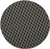 Safavieh Courtyard Collection CY6919-226 Black and Beige Indoor/Outdoor Round Area Rug, 5-Feet 3-Inch