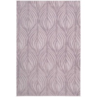 Contour CON06 Rectangle Rug, Lavender, 5-Feet by 7.6-Feet