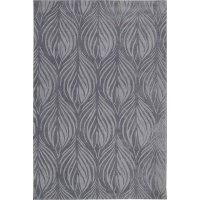 Contour CON06 Rectangle Rug, Slate, 8-Feet by 10.6-Feet