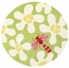 Area Rug 8x8 Round Kids Light Green-White Color - Surya Playground Rug from RugPal