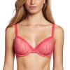 On Gossamer Women's Sheer Instinct Contour Demi Bra, Azalea, 34C