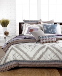 A bedtime exploration! This Echo Tribal Blocks decorative pillow adds extra dimension to your bed with a landscape of abstract designs in earth tone hues. Zipper closure.