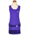 Guess Shimmer Moves Dress (Sizes 7 - 16) - purple, 7 - 8