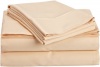 HN International Group Castle Hill 500 Thread Count 100-Percent Egyptian Cotton Solid Sheet Set, King Size Linen