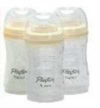 Playtex Baby Drop-ins Premium Nurser Bottles 4 oz Pack of 3 - Yellow