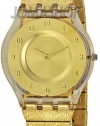 Swatch Skin Warm Glow Steel Bracelet Gold Dial Women's watch #SFK355G