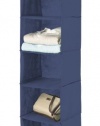 Whitmor 6536-300-NAVY Fashion Polypro Color Organizer Collection Hanging Accessory Shelves, Navy