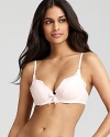 Pleasure State's pretty push-up bra with lace trims is perfect for plunging necklines. Style #P86-2173W