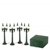 Department 56 Village Double Street Lamps Set of 4