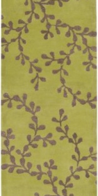 Area Rug 2x8 Runner Transitional Lime Color - Surya Artist Studio Rug from RugPal