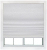 Easy Lift  750227508062 36-Inch by 64-Inch Trim-At-Home Fits windows 21-Inch to 36-Inch Wide Cordless Honeycomb Cellular Shade, Light Filtering, White