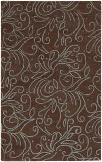 Area Rug 8x11 Rectangle Transitional Brown Color - Surya Artist Studio Rug from RugPal