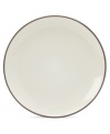 Crafted from versatile stoneware, this salad plate is perfect for casual dining and elegant entertaining. The deep chocolate brown color enriches any tabletop while the classic shape makes this plate a practical choice.