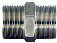 Hex Nipple 1/2 Male NPT Stainless Steel Pipe Fitting 0.5