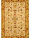 Safavieh Anatolia Collection AN543C Handmade Ivory and Gold Hand-Spun Wool Area Rug, 2-Feet by 3-Feet