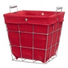 CreativeWare Simply Storage Waste Basket, Red