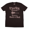 Lucky Brand Mens Black 'Rooted in Rock 'n' Roll' T-Shirt