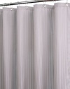 Park B. Smith Satin Stripe Watershed Shower Curtain, Antique Silver