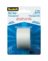 Scotch 2105-CD Transparent High Performance Duct Tape, 5-Yards, Clear