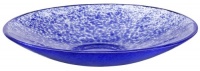 Kosta Boda Tellus 14-1/2-Inch Crystal Dish, Blue