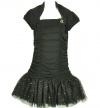 BCX Girl Color Point Dress Black 14