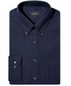 Start your day off with easy confidence in this classic solid dress shirt from Club Room.