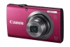 Canon PowerShot A2300 16.0 MP Digital Camera with 5x Digital Image Stabilized Zoom 28mm Wide-Angle Lens with 720p HD Video Recording (Red)