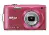 Nikon COOLPIX S3300 16 MP Digital Camera with 6x Zoom NIKKOR Glass Lens and 2.7-inch LCD (Pink)