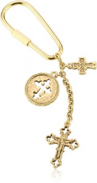 The Vatican Library Collection Trinity Cross Charms Key Fob